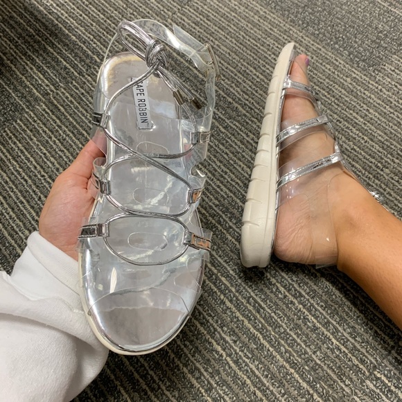 Silver/Clear sandal - Picture 3 of 7